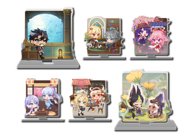 Standee 2 pieces 10+8cm