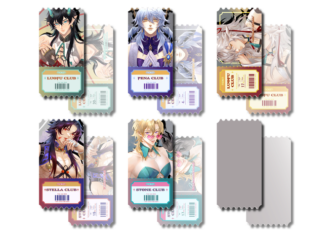 Ticket hologram 7x14cm